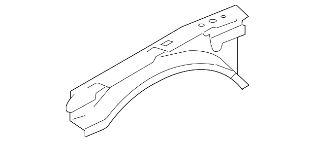 Genuine GM Driver Side Front Engine Rail 22734767 OEM