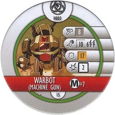 Heroclix Marvel Fear Itself OP WARBOT MACHINE GUN H003 horde token