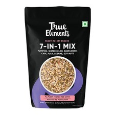 True Elements 7-in-1 Super Seeds Nut Mix 125g | Roasted Healthy Snack Pack 94.35 per gallon