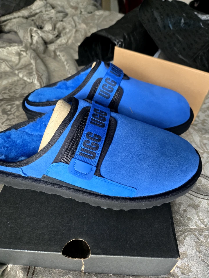 Chinelo Tasman Masculino UGG Australia (EUA 11) Azul - Imagem 4 de 4