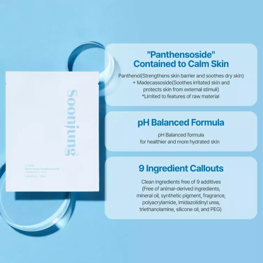 Etude House Soonjung Panthensoside Sheet Mask 10pcs - image 4 of 4