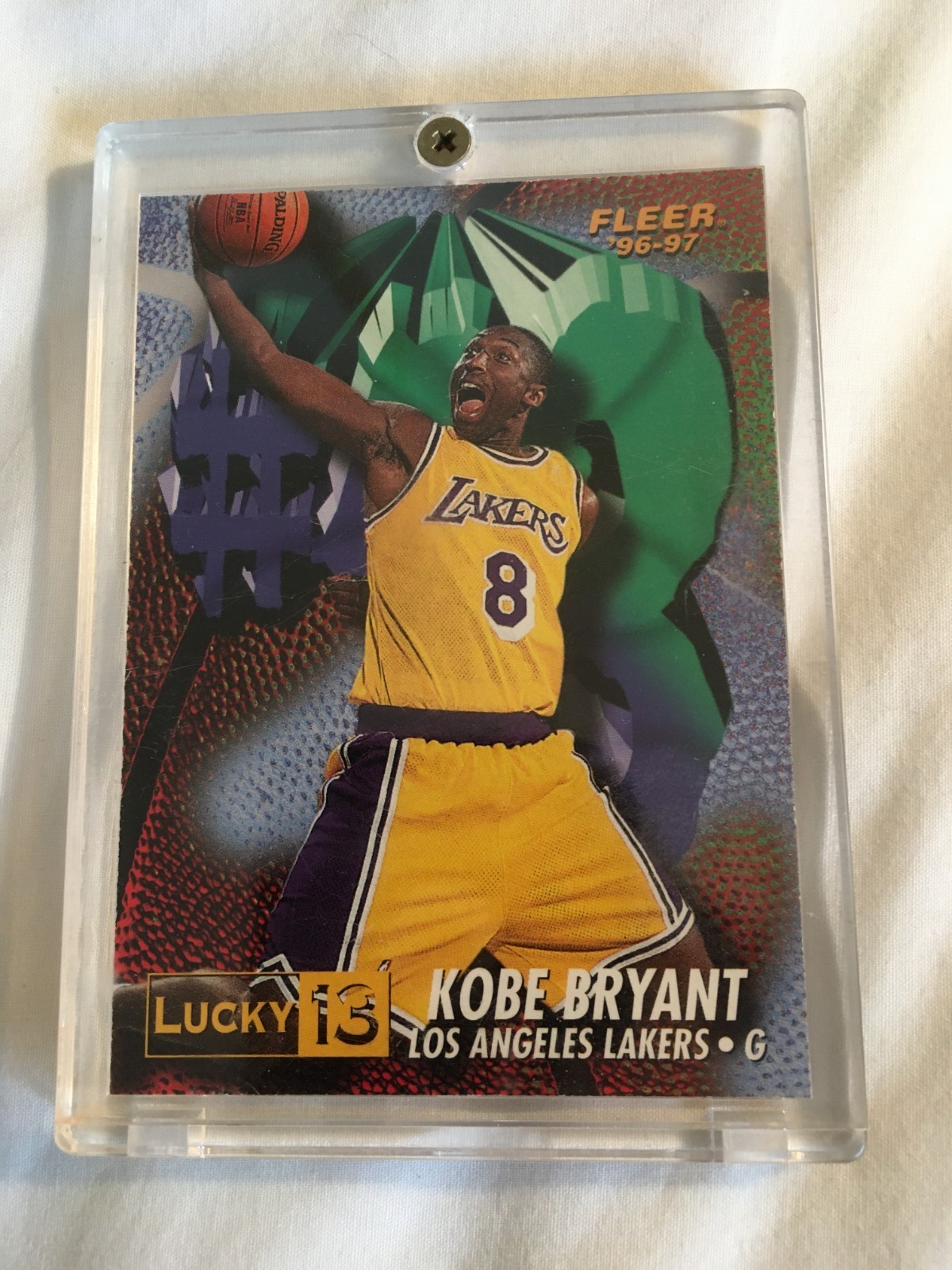 Kobe Bryant 1996 Fleer #13 Lucky 13 Price Guide - Sports Card Investor