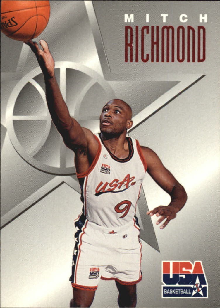 1996 SkyBox USA Texaco #9 Mitch Richmond - BSK
