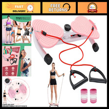 Adjustable Waist Twister Machine, Noiseless Ab Twist Board for Home Gym, 330 lbs