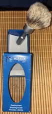 Merkur Chrome Shaving Brush 901701001 never Used Excellent Condition