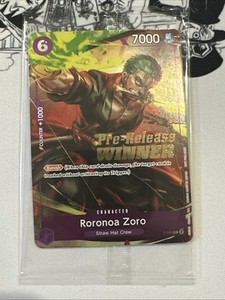 Zoro Pre Release Winner | eBay