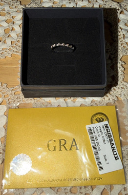 0.08CT Round Cut Twisted Moissanite Eternity Wedding Band 14k White Gold Plated