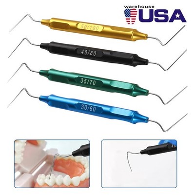 Endo Gutta Percha Tips Hand Plugger Condenser NITI 4pcs/Kit Dental