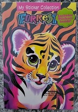 Lisa Frank My Sticker Collection Forrest Tiger Stickers Book