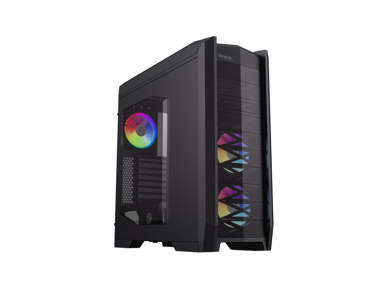 Чехол для компьютера GAMEMAX Dragon knight 2 Black USB30Type C ATX Gaming Full Tower 36890₽