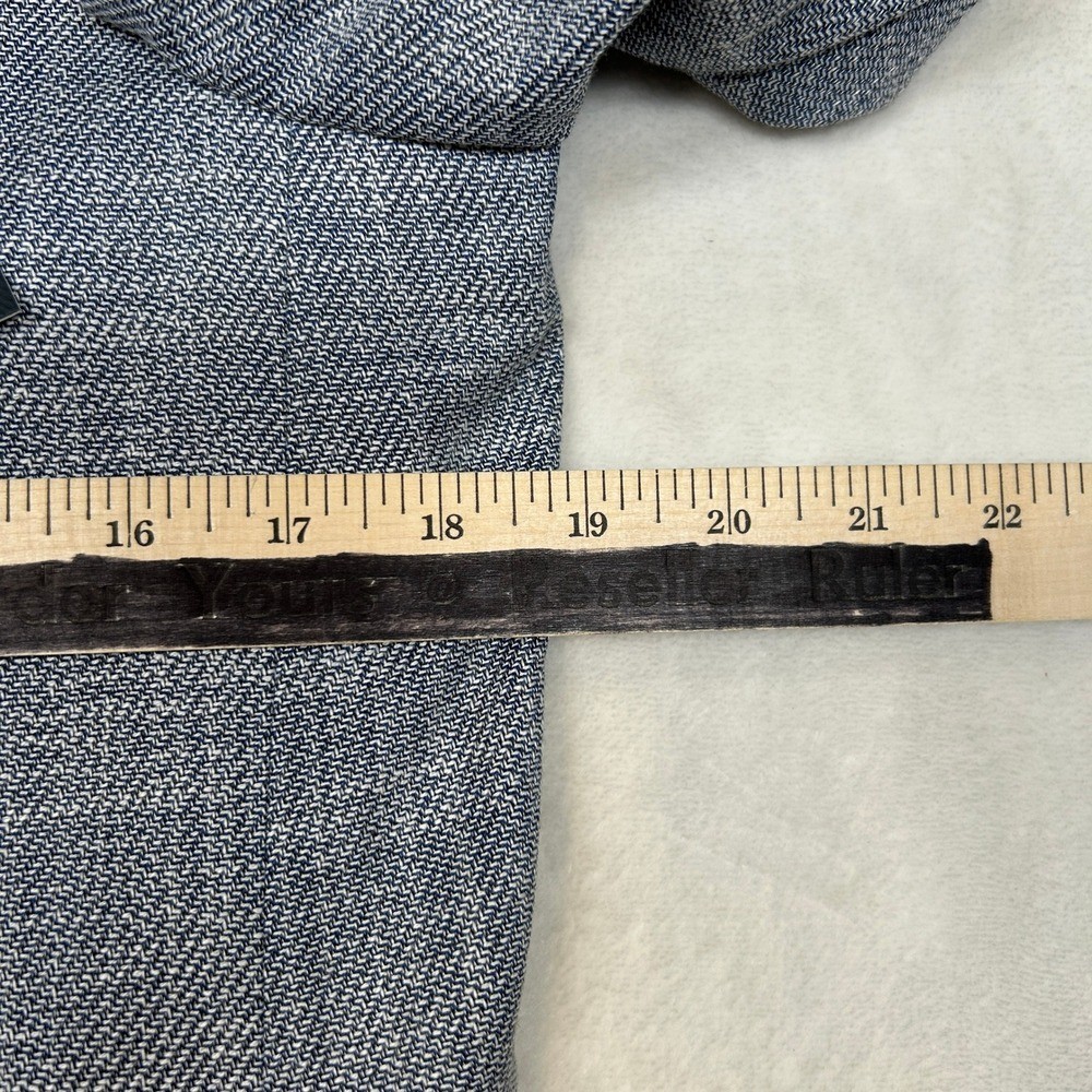 Tommy Hilfiger Sport Coat 38R 38 Denim Blue Patterned TH Flex $295 thumbnail 10