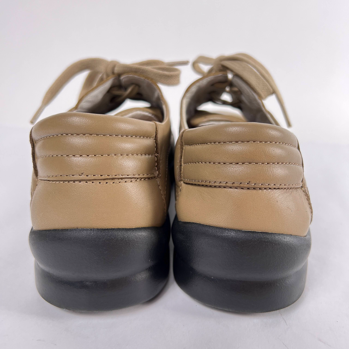 Birkenstock Footprints Men’s Tan Leather Lace Up Comfort Sneakers Size 43/10US Birkenstock footprints brown leather lace | Mercari main image 4