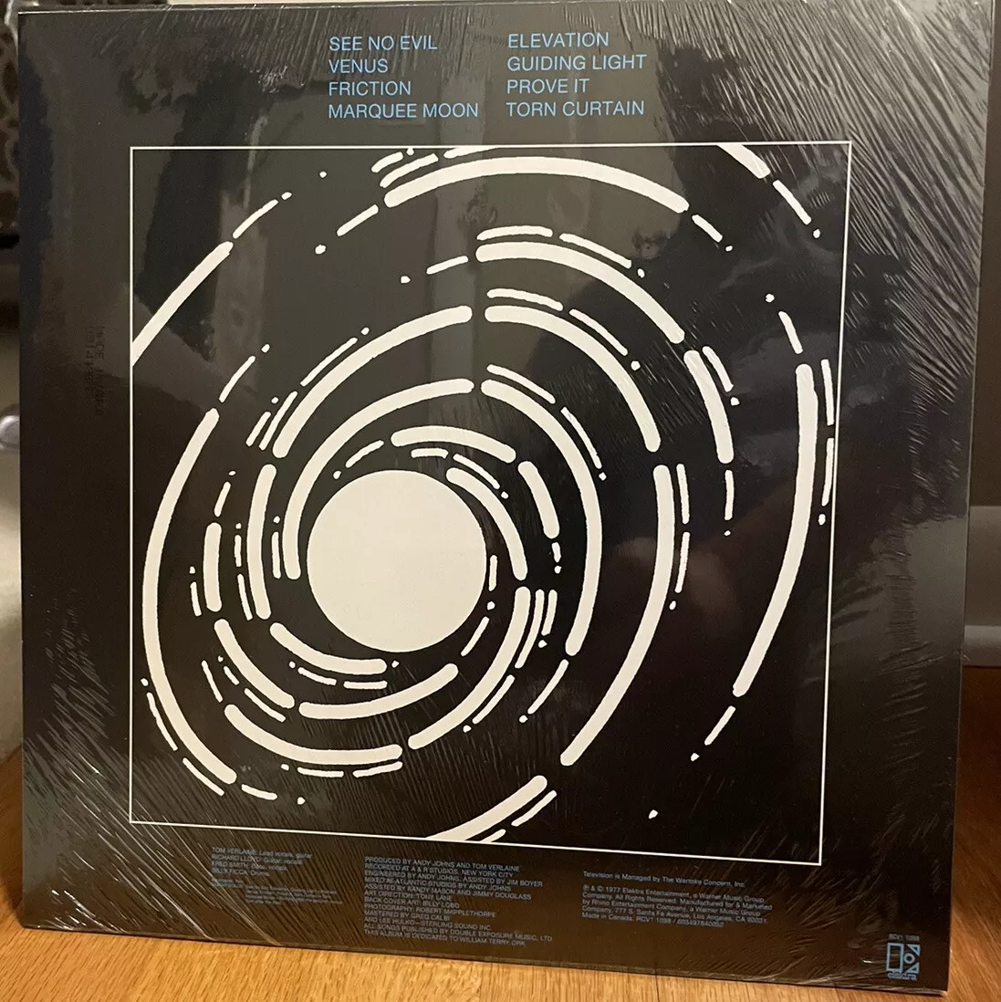 TELEVISION Marquee Moon LP NEW CLEAR Tom Verlaine Rocket the tomb CGBG  Adventure