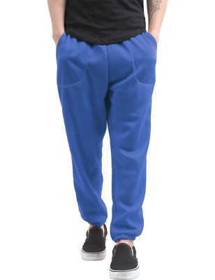 Mens Sweatpants Fleece Jogger Workout Gym Pants S - 5XL Campus Lounge Bottom