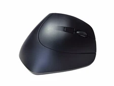MOJO Bluetooth Wireless Vertical Silent Mouse Quiet Noiseless Mouse BLACK 