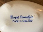 Atq Medicine Tsp TBS Spoon Royal Crownford England Cobalt Blue Flowers Porcelain — photo 3