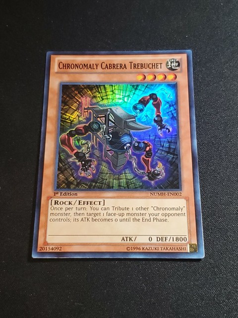 Yu-Gi-Oh! Chronomaly Cabrera Trebuchet Karte - Super Rare, 1st Edition (NUMH-EN002)