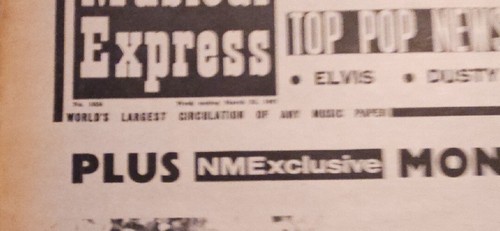 NME New Musical Express dated March 25th 1967 The Monkees Cover - Picture 2 of 2