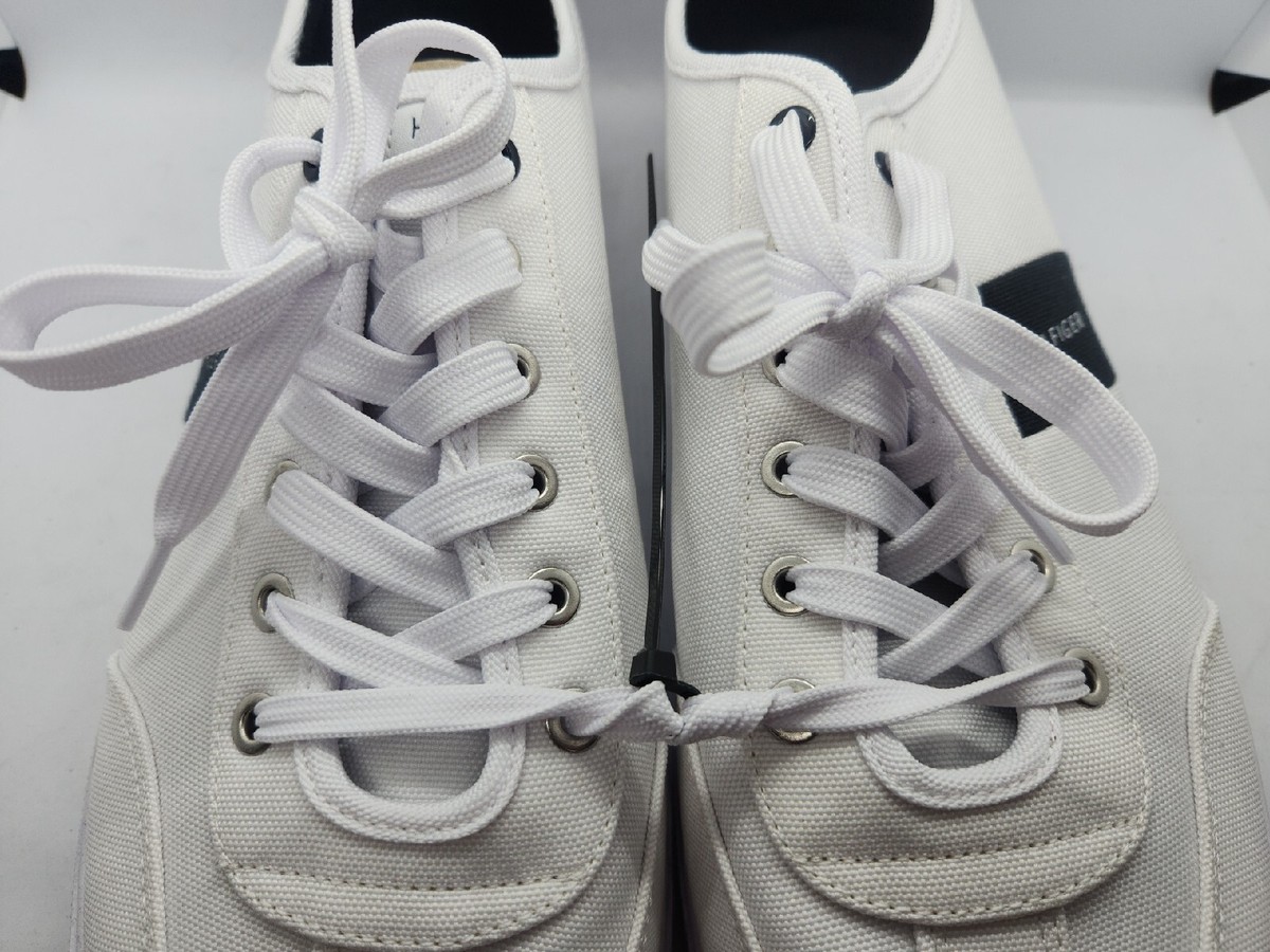 Tommy Hilfiger Pandora Sneakers White Blue Canvas Lace-Up Shoes - Size 11 Tommy Hilfiger Pandora Sneaker - Free Shipping | DSW main image 2