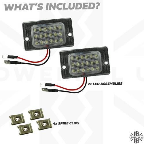 Kit de luces LED de matrícula trasera para Land Rover Discovery 1+2 bombilla de luz de licencia - Imagen 4 de 9