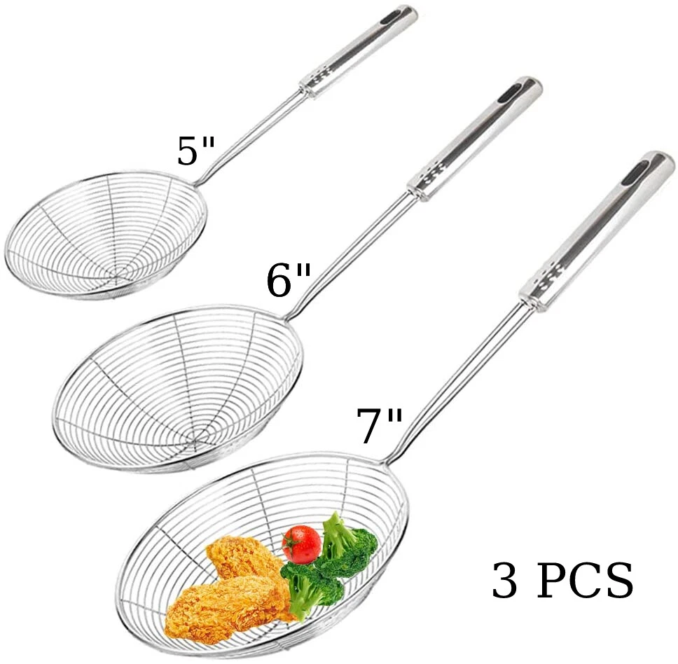 Spider Skimmer Strainer Ladle Deep Frying Chinese Spoon and Stainless Steel Wire
Opens in a new wind