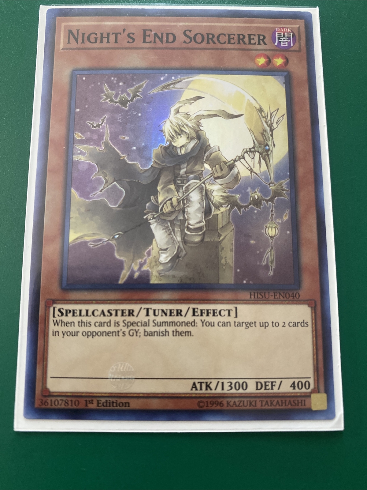 Yugioh Rebirth of Nephthys HISU-EN009 Super Rare 1st Edition