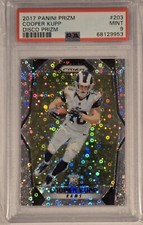 2017 Panini Prizm Cooper Kupp Disco Prizm #203 PSA 9 MINT RC Rookie