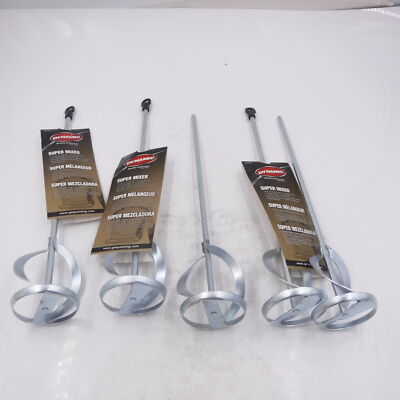 5 Pack Dynamic 3-1/4''x 17'' Super Mixers For 4.8-10.5 Gallon Containers