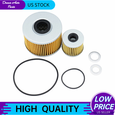 Complete Oil Filter Change Kit w/ Filters& Gaskets For Honda Pioneer 1000