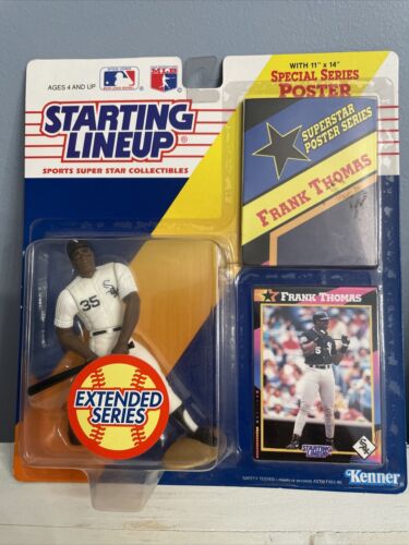 1992 Frank Thomas Extended Starting Lineup & 1993 Frank Thomas Starting Lineup - Picture 1 of 7