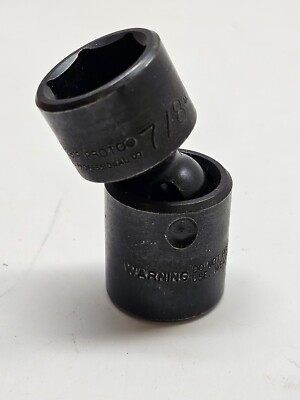 Proto J74281P Socket 7/8'' 1/2'' D 6pt USA Professional