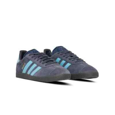 adidas Originals Mens Gazelle - Shoes Shadow Navy/Clear Blue/Gum Size 12.0