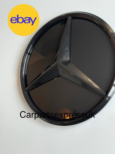 Mercedes-Benz Convex Replacement Black Grille Emblem W167 X253 A0008800300 - Picture 4 of 21