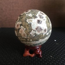 439g Natural fireworks stone ball quartz crystal quartz ball healing md904