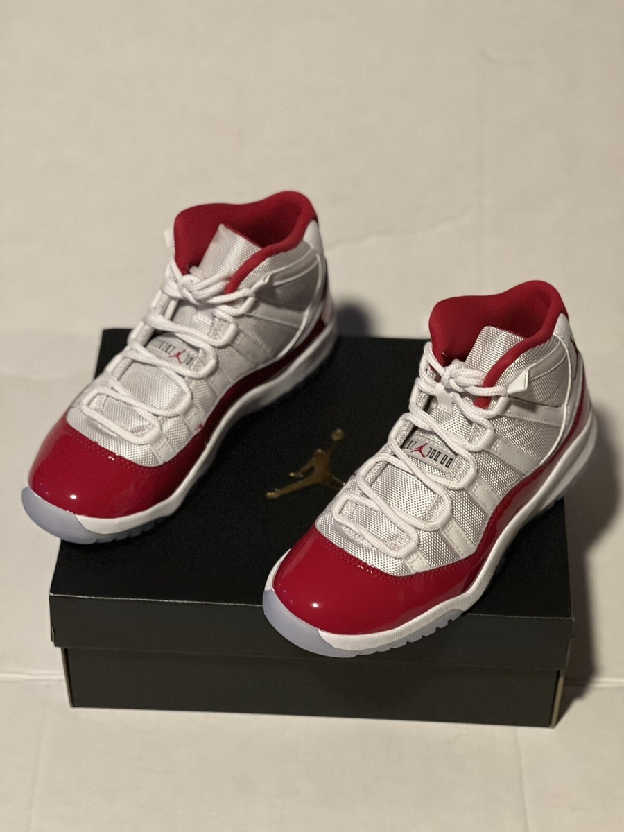READY TO SHIP Nike Air Jordan 11 Retro Cherry Varsity Red Size 3Y