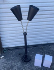 Open Box - Steelite International 500W Black Heat Lamp - Dw0499m2bk - Dual Head