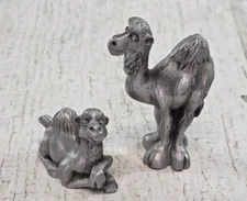Hudson Pewter Noah's Ark Camel Pair #2175  #2176