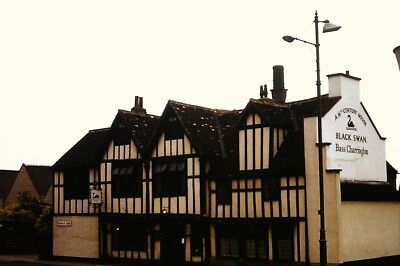 BLACK SWAN PUB, YORK, Yorkshire - Original 35mm DIA (1974)