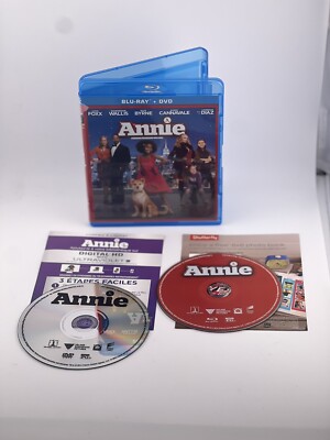 Annie Blu Ray + DVD Movie VG+ Condition Tested & Working