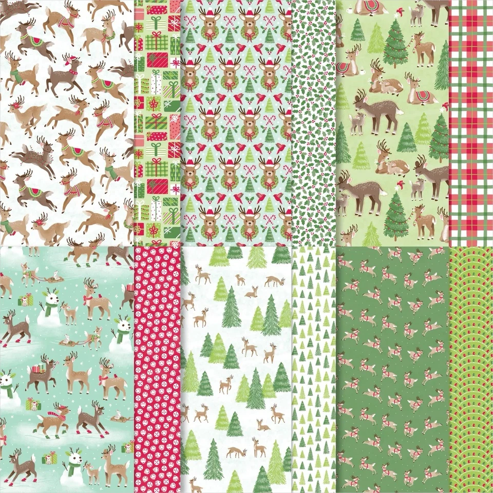 STAMPIN' UP! Stampin Up Reindeer Days (24) Sheets 6x6 Designer Series Paper NEW DSP!