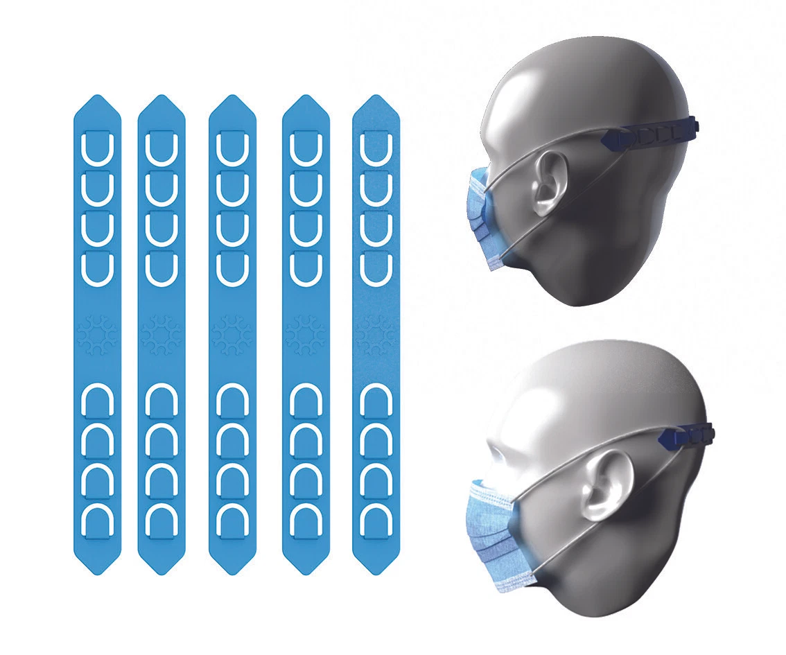 100x Face Mask Ear Protector Savers – Mask Extender – Adjustable Hook Strap – UK