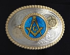 Mason Masonic Freemason Belt Buckle - #138