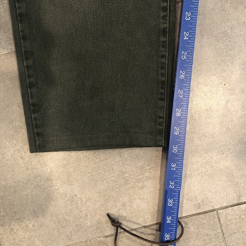 Versace Jeans Couture Vintage Men's 32x30 Moss Green Jeans Pants Made In Italy - Picture 3 of 13