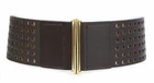 Vince Camuto 273136 Women's Perforated Nappa Leather Belt Chocolate S M
