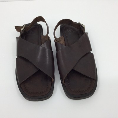 calvin klein leather sandals