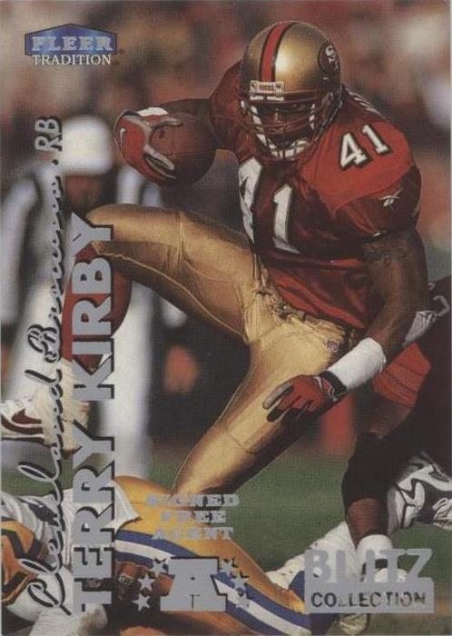 1999 Fleer Tradition Terry Kirby #80 BC - 1 of 2
