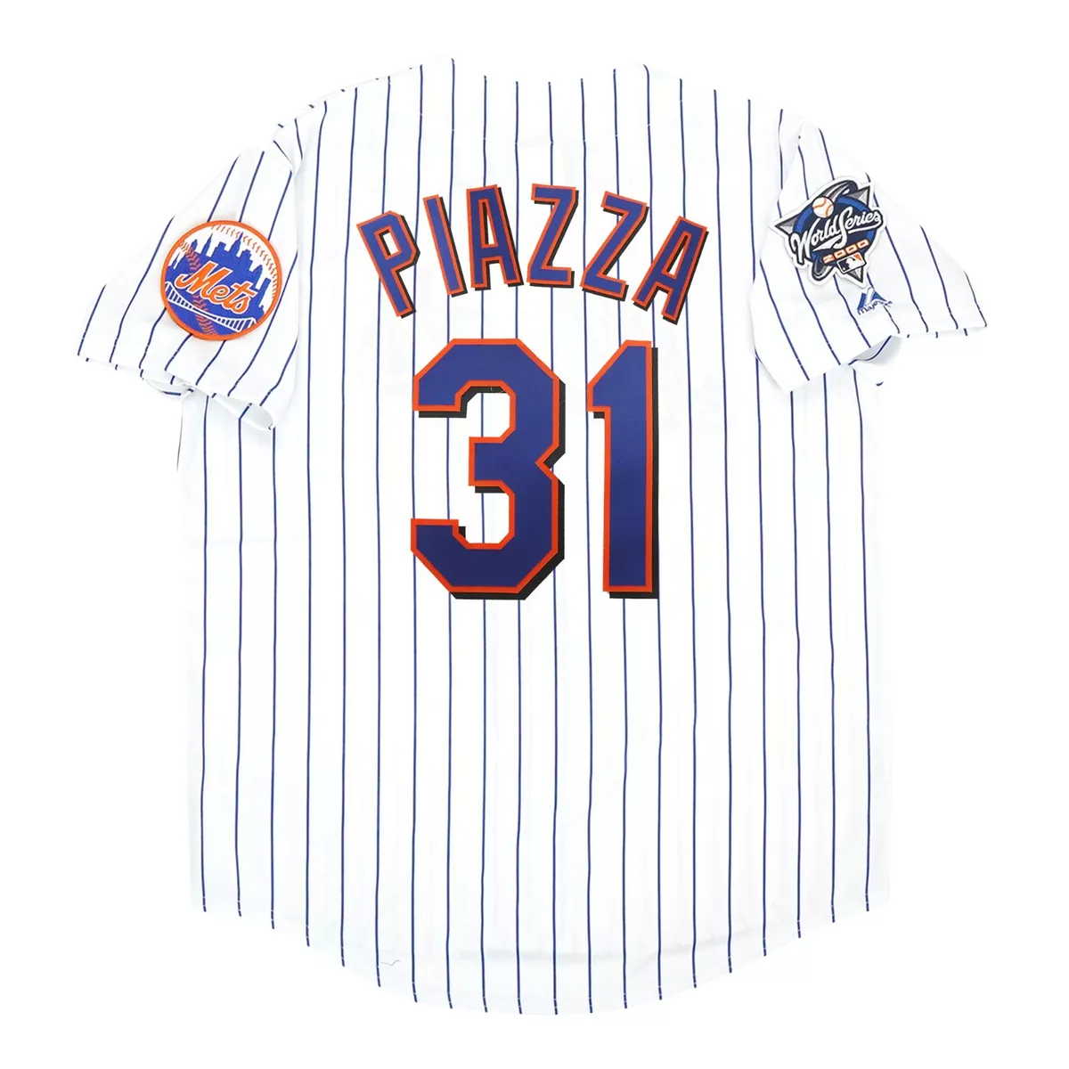 New York Mets Mike Piazza 2000 World Series Black Alternate MLB Baseba – Grail Snipes