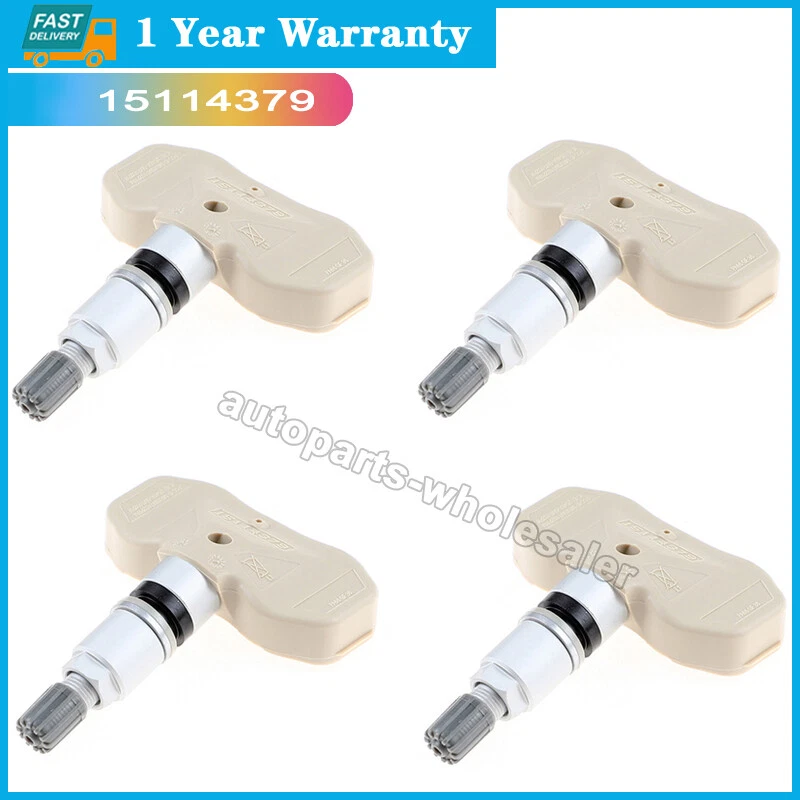 Sensores de presión de neumáticos TPMS 15114379 4 piezas para Chevrolet Tahoe 2005-06 sensor TPMS Foto 2 de 4