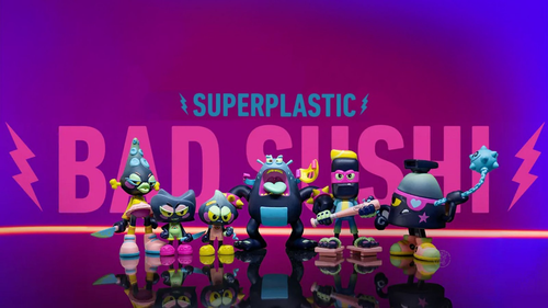 Bad Sushi di Superplastic - Personaggio One Random 3" - NUOVO/SIGILLATO - Foto 12 di 14