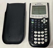 Texas Instruments TI-84 Plus Graphing Calculator Tested Working w/Slip Cover